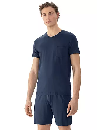 MEY | T-shirt de pyjama JEFFERSON quartz chiné | dunkelblau